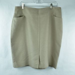 Carlisle Womens Skirt Size 16 Cotton Silk Lined